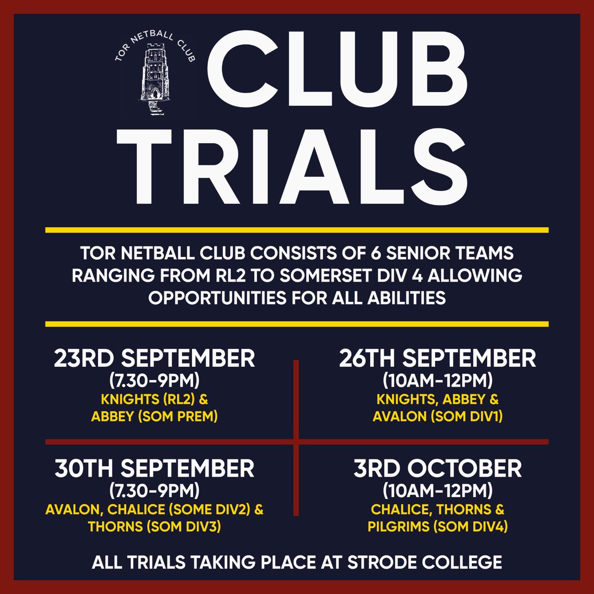 Tor Netball Club tweet media