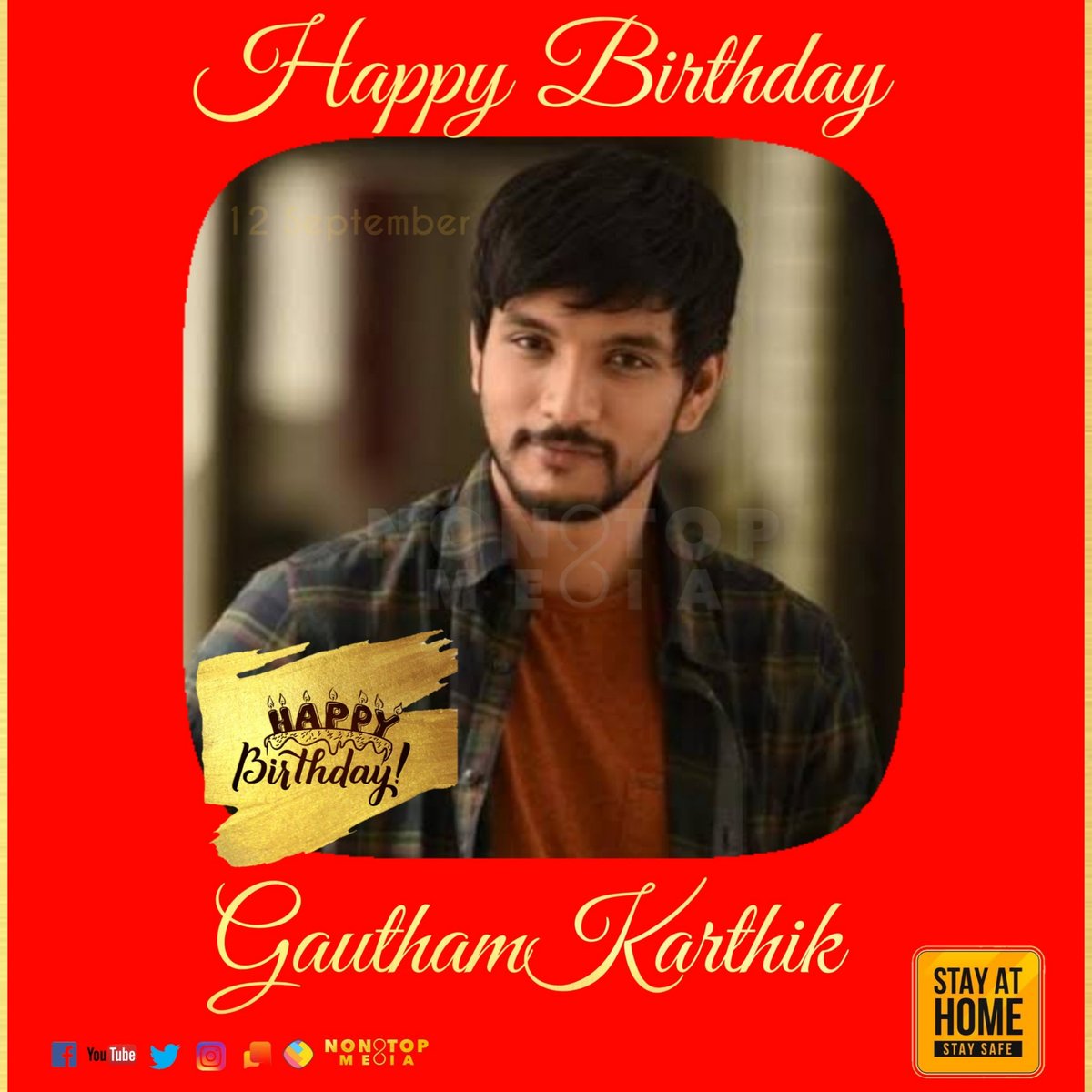 𝔇𝔞𝔦𝔩𝔶தம ழ Team Thenonstopmedia Wishing The Most Talented Young Actor Gautham Karthik A Very Happy Birthday Have A Great Year Ahead Hbdgauthamkarthik Happybirthdaygauthamkarthik Nonstopmedia T Co Gdglr9ooyw