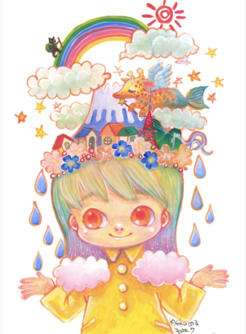 Kyokumahagakicollection Happyfridayeve Kyokuma 8 26 個展 絵描きがdiy続行中のイラスト