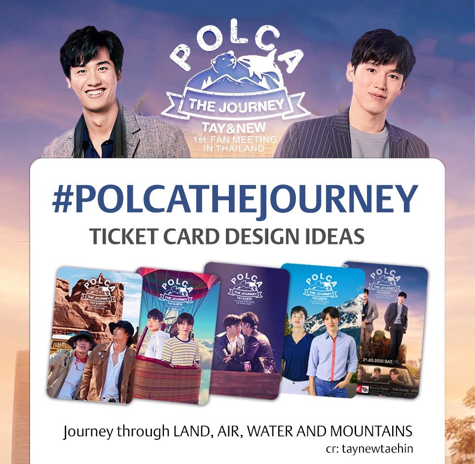 and another thing when  #PolcaTheJourney actual tickets came out the usual 5 ticket designs from their previous fanmeets, they only made 1 for TayNew and it was the picture of the poster itself! IT'S AS IF THEY DIDN'T EVEN THINK ABOUT IT! my edit actually looked better 