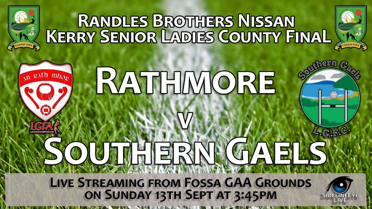 kerrysportshub's tweet image. Watch the Senior @kerryladiesfoot Championship Final Live and free with us from 3-45pm on Sunday 
@LadiesFootball 
@SouthKerryBoard 
@southerngaelsky 
@EastKerryGAA 
@rathmoregaa 
@MunsterLGFA 
@lougalvin4 @BernieBreen @LouiseNiM @broz89 #20x20 

youtube.com/embed/wYtYUvqI…