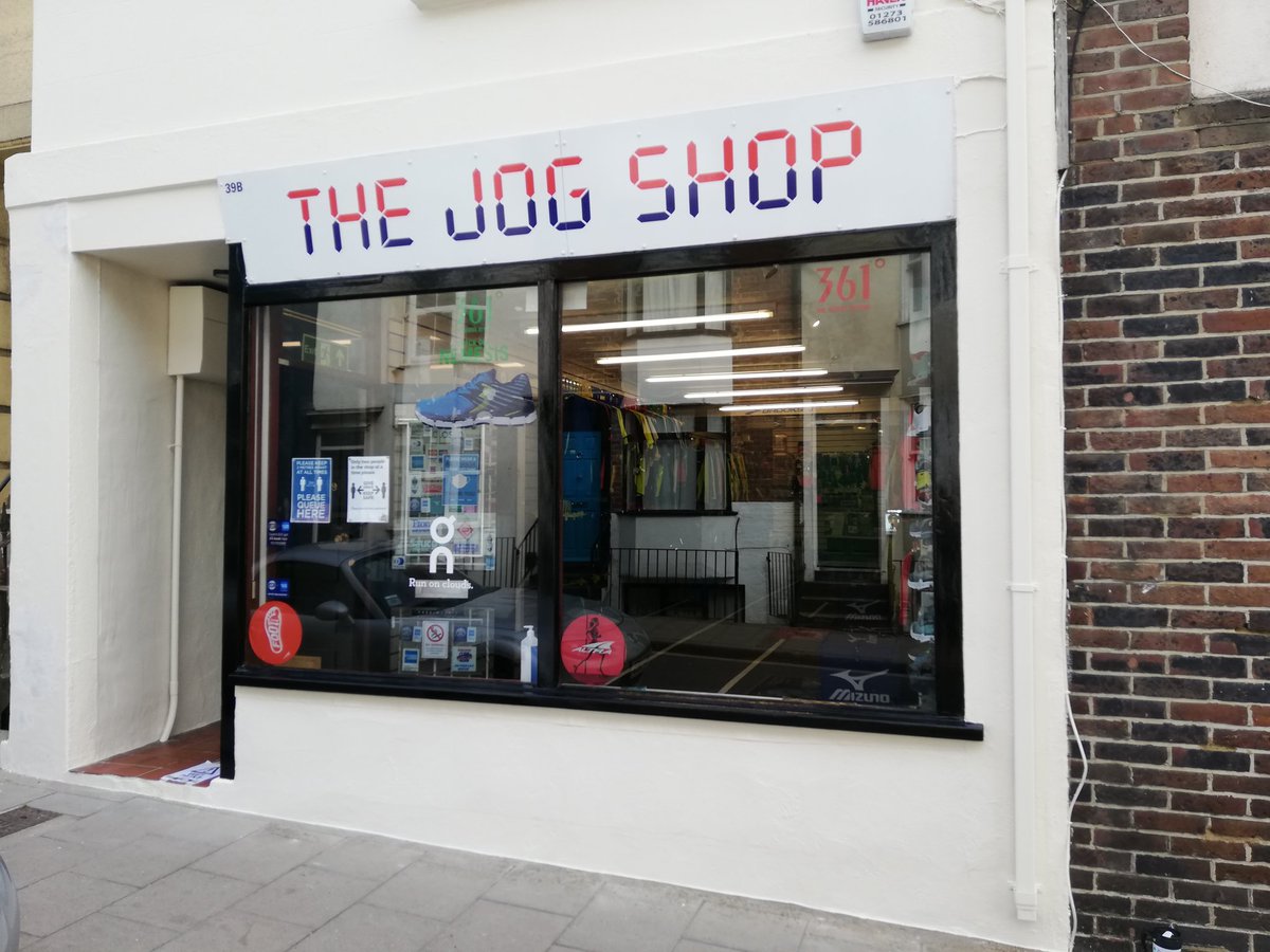 Visiting Brighton today! We are open 10-5pm for all your running needs #jogshop #brightons #number #one #running #specialist #shop #Local