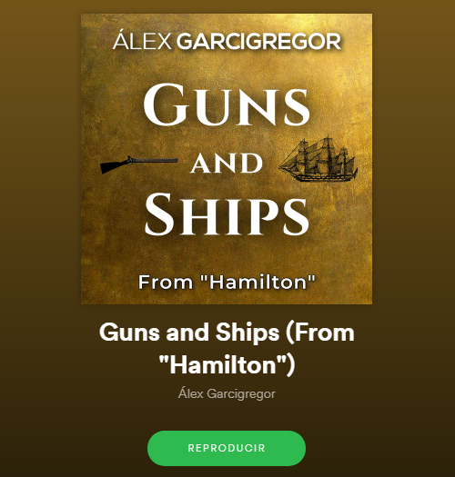 alexgarcigregor's tweet photo. Almost 3k plays of Guns and Ships on #Spotify!
Thanks for sharing and celebrating Lafayette's perfect fast verses.
https://t.co/RLea7CkaXM
#hamilton #hamiltonmusical #daveeddiggs #linmanuelmiranda #fastrap #yayhamlet #hamiltoncover #theworldwillneverbethesame #gunsandships https://t.co/ulkalM3OGe