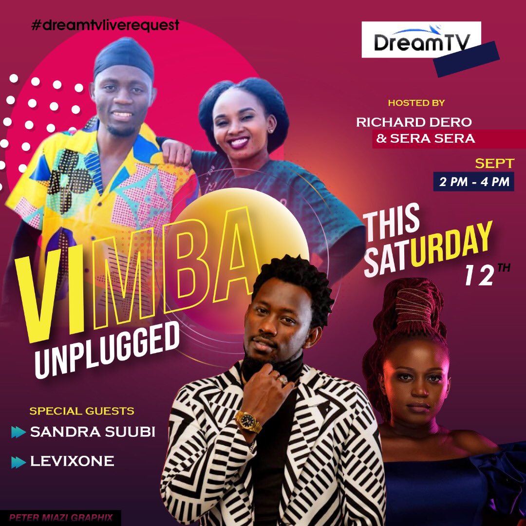 Sandra_Suubi's tweet image. Today #VimbaUnplugged on @dreamtvug 2pm ta- dayyyy with @levixone Owakabi #MuliReady