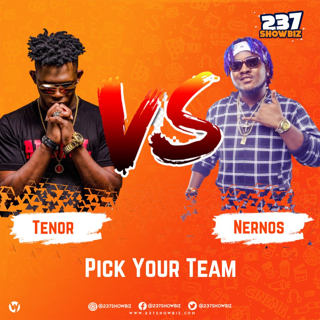 237Showbiz's tweet photo. [ Beef ] 

With #Nernos dropping "Bébé Star" later today, a #Tenor diss, which team are you on ? 

A. Team Tenor 
B. Team Nernos 
C. Na The Sabi 

#237Showbiz #WeYamo #Team237 #Cameroon https://t.co/xDVIFallug