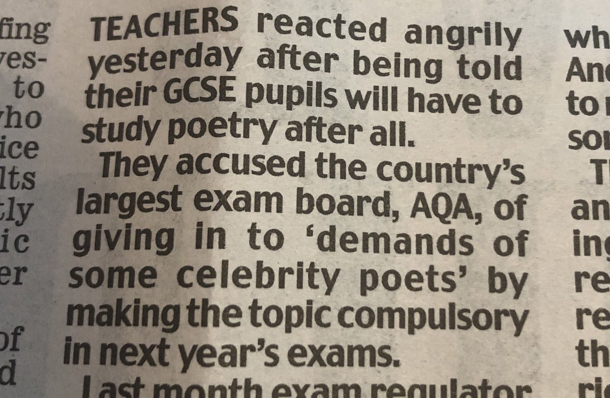 I’ve always said that about poets: they have *too much power*.