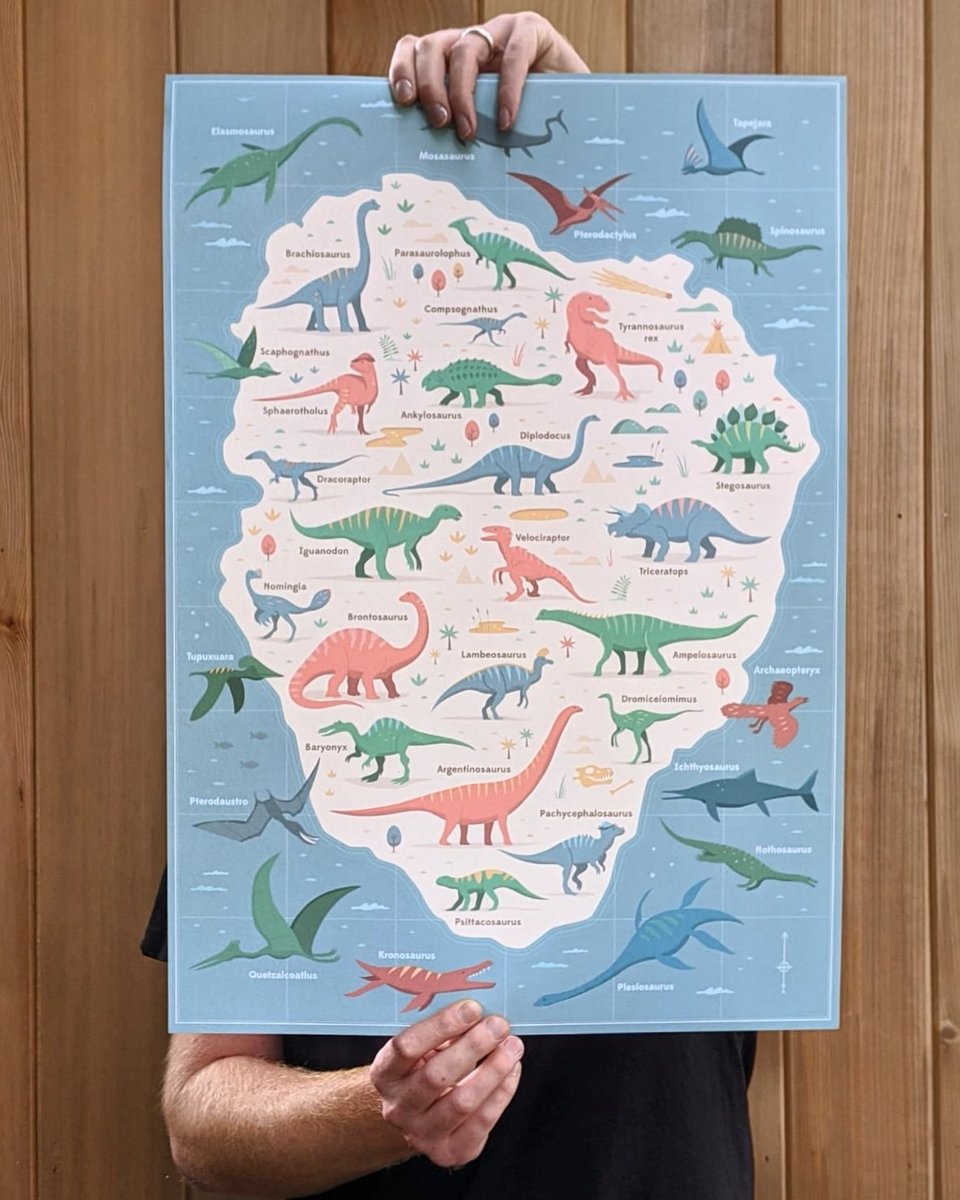 Tom Woolley 🐦 (@tcwoolley) on Twitter photo A2 prints of my Dinosaur Map are now in stock. Printed matt on 170gsm Munken paper courtesy of <a href="/feburmanltd/">FE Burman Ltd</a> the colours really zing. All prints are signed and delivered in a sturdy postal tube. Buy online >> etsy.com/uk/listing/851… #dinosaurs #illustration #etsy #etsyseller A2 prints of my Dinosaur Map are now in stock. Printed matt on 170gsm Munken paper courtesy of <a href="/feburmanltd/">FE Burman Ltd</a> the colours really zing. All prints are signed and delivered in a sturdy postal tube. Buy online >> etsy.com/uk/listing/851… #dinosaurs #illustration #etsy #etsyseller