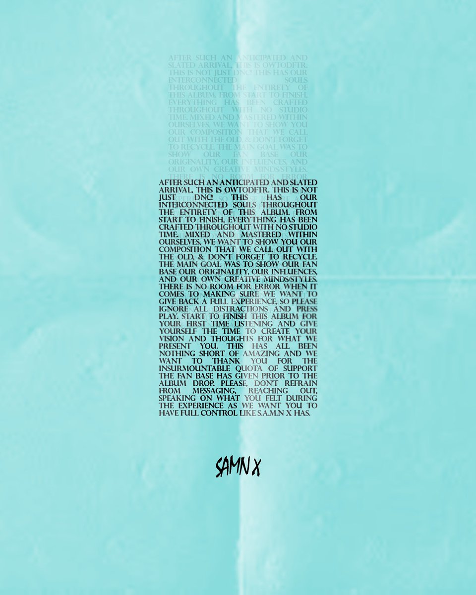 GO RUN OUR PACK DON’T SLACK Available on all platforms <a href="/__samnx/">🆂🅰︎🅼🅽x</a> 🥀💯💙
music.apple.com/us/album/owtod…

open.spotify.com/album/1kuxnO3L…