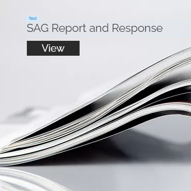 Read the SAG report and our comments on our website.
Here's the link: bit.ly/3inGIlj