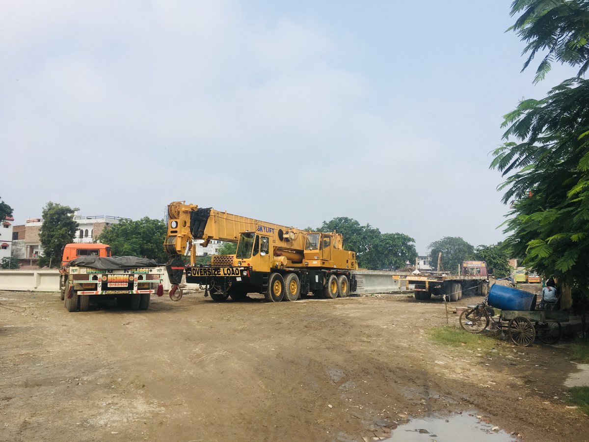 the CM, this allotment was cancelled. The value of this land runs in thousands of crore at present! Presently this land is being used by Uttar Pradesh Setu Nigam to store it's material for constructing a flyover starting from Company Bagh to Rajajipuram, 9