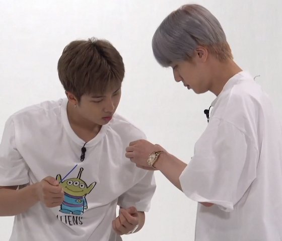 when he sees Joon struggling and immediately offer help