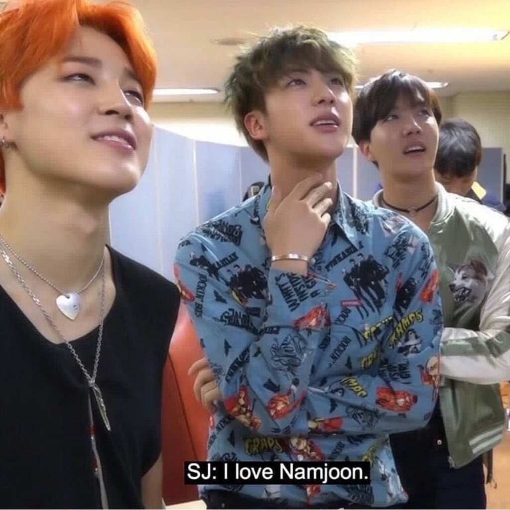 the little ways in which Seokjin loves Namjoon : a thread