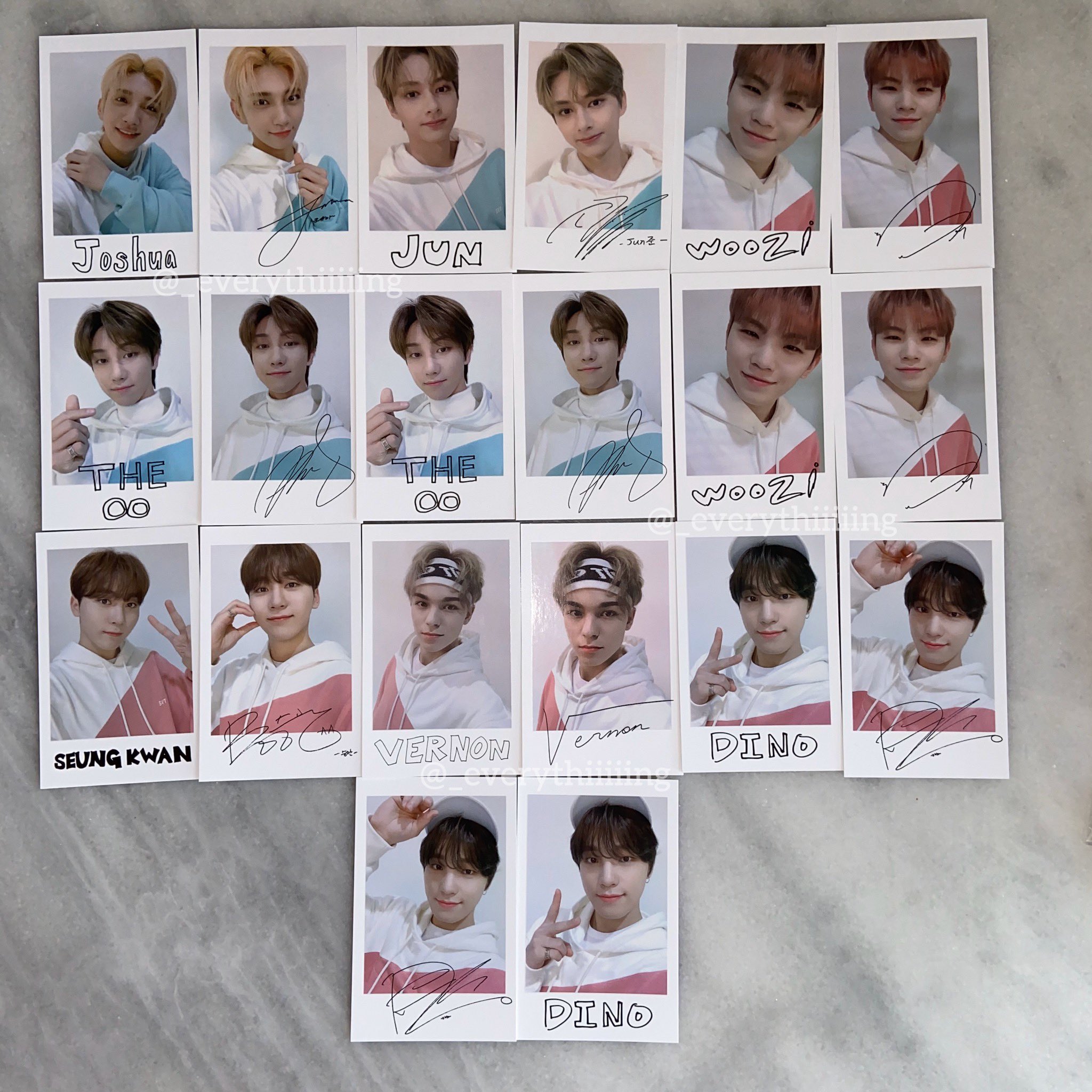 セブチ 2020 caratland ケレン ポラロイドフォトカード SEVENTEEN in CARAT LAND] 2020 FAN MEETING POLAROID PHOTOCARD