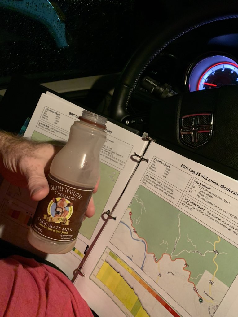 F3Bono's tweet photo. After Leg 24 of the Blue Ridge Relay is completed in the Freakin’ pouring down rain at 0255, nothing taste better than some chocolate milk. #F3BRR #BRR2020

What do you say @F3_BobRoss https://t.co/ZH6yfnQSn9