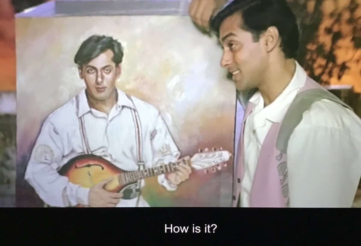 Prem flirts with Nisha by showing her Rajesh’s “most beautiful painting”What does Nisha see in this Prem guy????