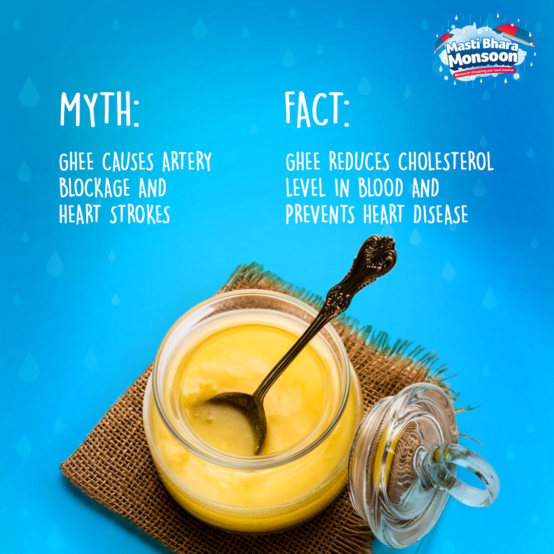 SMARTBazaarIn's tweet photo. #KnowYourFoods: Ghee is all-natural and is made from butter derived from grass-fed cows. It contains conjugated linoleic acid (CLA), a fatty acid popularly known as a weight loss supplement. #SMARTGiri #SMARTSuperstore https://t.co/V7Rch40DD5