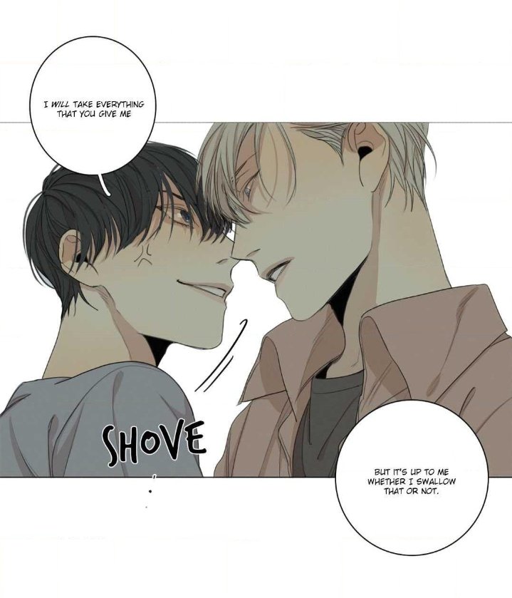 MANHWA: At The End of the RoadStatus: COMPLETEDSpoiler: The plot's interesting and I love both of the characters' personalities. Just sad that Taemin and Woojin didn't meet (am referring to Taemin's orig body) after being separated but am glad they end up together.