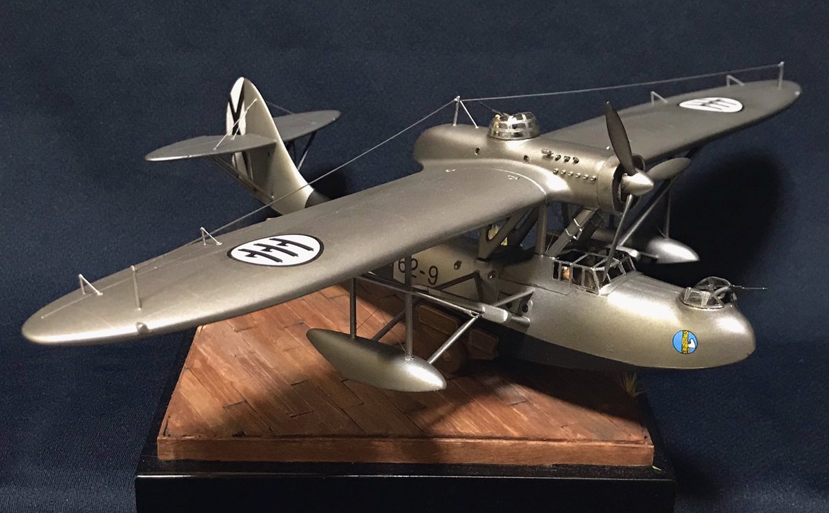 ITALERI 1/72 C.R.D.A. CANT Z501 “GABBIANO” 完成ですヽ(*ﾟ∀ﾟ*)ﾉ