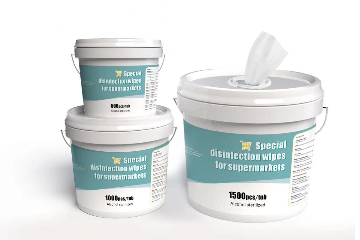 Disinfectant Wet wipes: available in 50/80/100/120/250/500/800/1500pcs etc. 75% alcohol, 70%ipa or alcohol free wipes are available!
#nonwoven #disinfetantwipes #alcohol #wipes