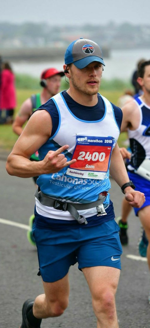 so  #BeHealthy! #SamHeughan