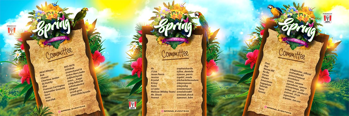 _SpringEvent's tweet image. Know a committee member?
Contact one of our extensive committee members to get your spring tickets today!

#SpringForFall
#SpringIsStillComing #springevents
