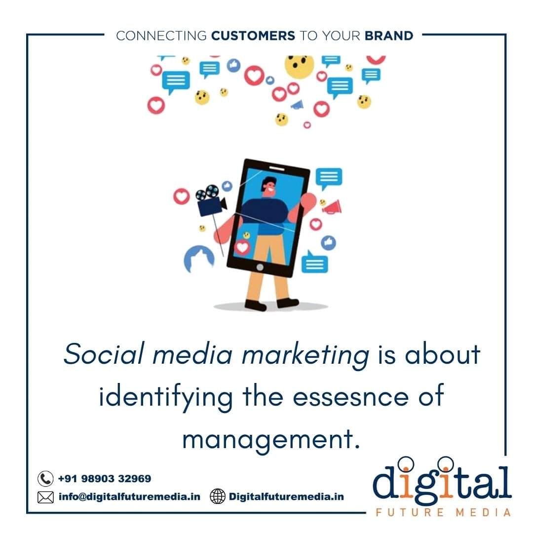 DigitalFutureM2's tweet photo. Social media marketing is about identifying the essence of marketing.

Call us at 9890332969

#socialmediamarketing #digitalmarketing #socialmedia #marketing #branding #business #contentmarketing #DFM #digitalfuturemedia #socialmediaquotes #fact #bestforbusiness #media #MediaNet https://t.co/1NXWLlhGAs