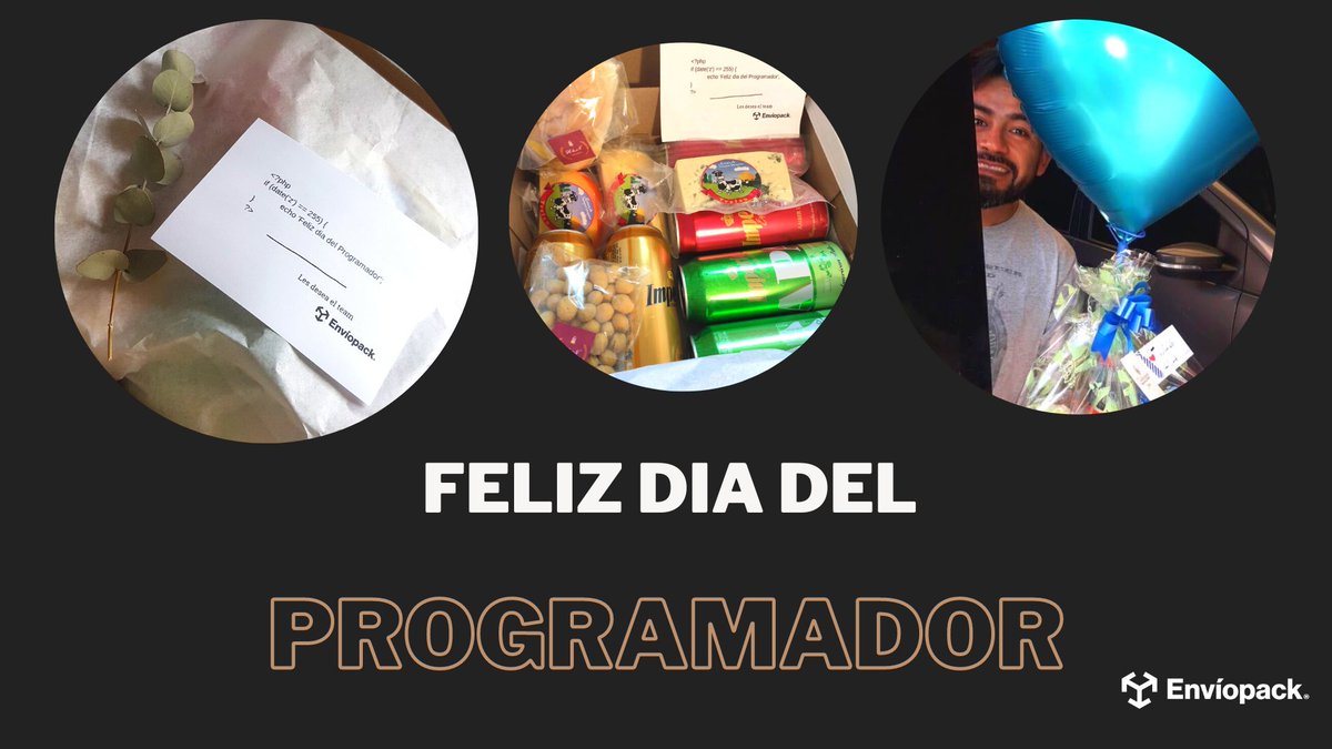 Hoy 12/09 le deseamos un muy Feliz Dia a todos los programadores, en especial a los que forman parte de nuestro team!