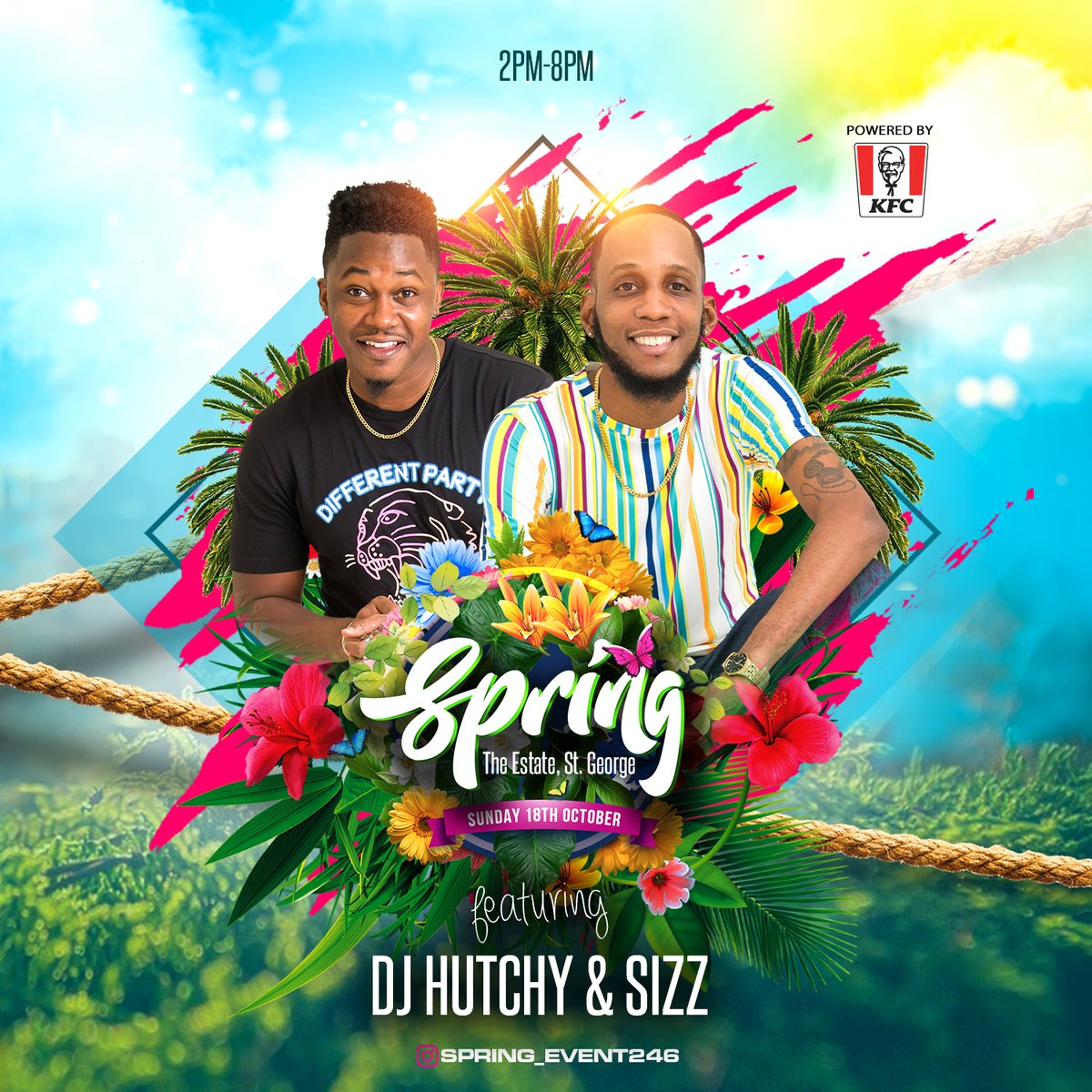 _SpringEvent's tweet image. Our entertainment cast will keep you rocking on Sun Oct 18th at the Estate, Airy Hill, St.George.

@Niqo_Vybz
@djgunner_246
@saltorwha
@DjHutchy246
@sizz9

Tickets available via box offices and committee members.

#SpringForFall
#SpringIsStillComing
#SpringEvents