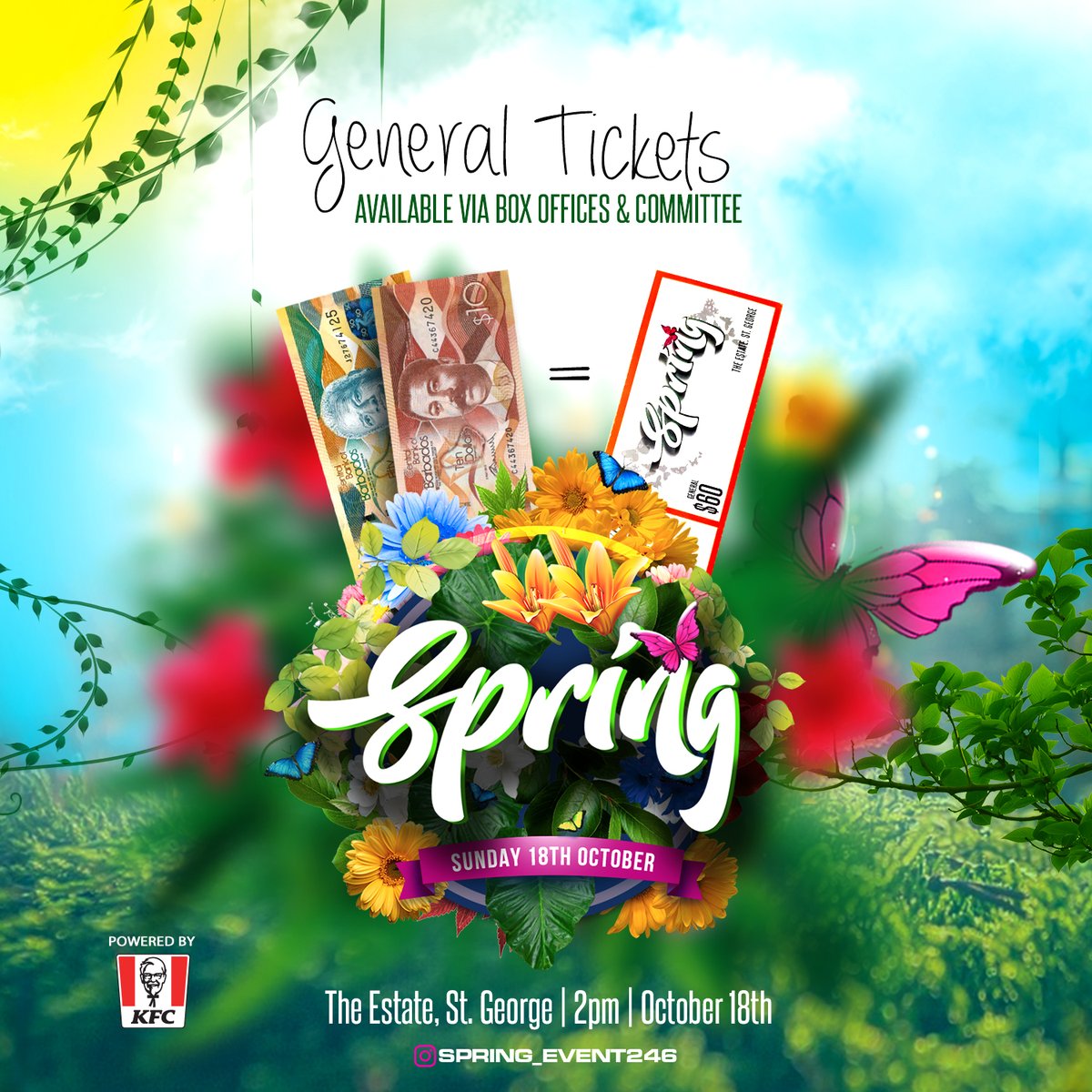 _SpringEvent's tweet image. No matter how you try to break it down Spring general tickets are only just $60.

Available via our committee and at our box offices while they last.

#SpringForFall
#SpringIsStillComing #SpringEvents