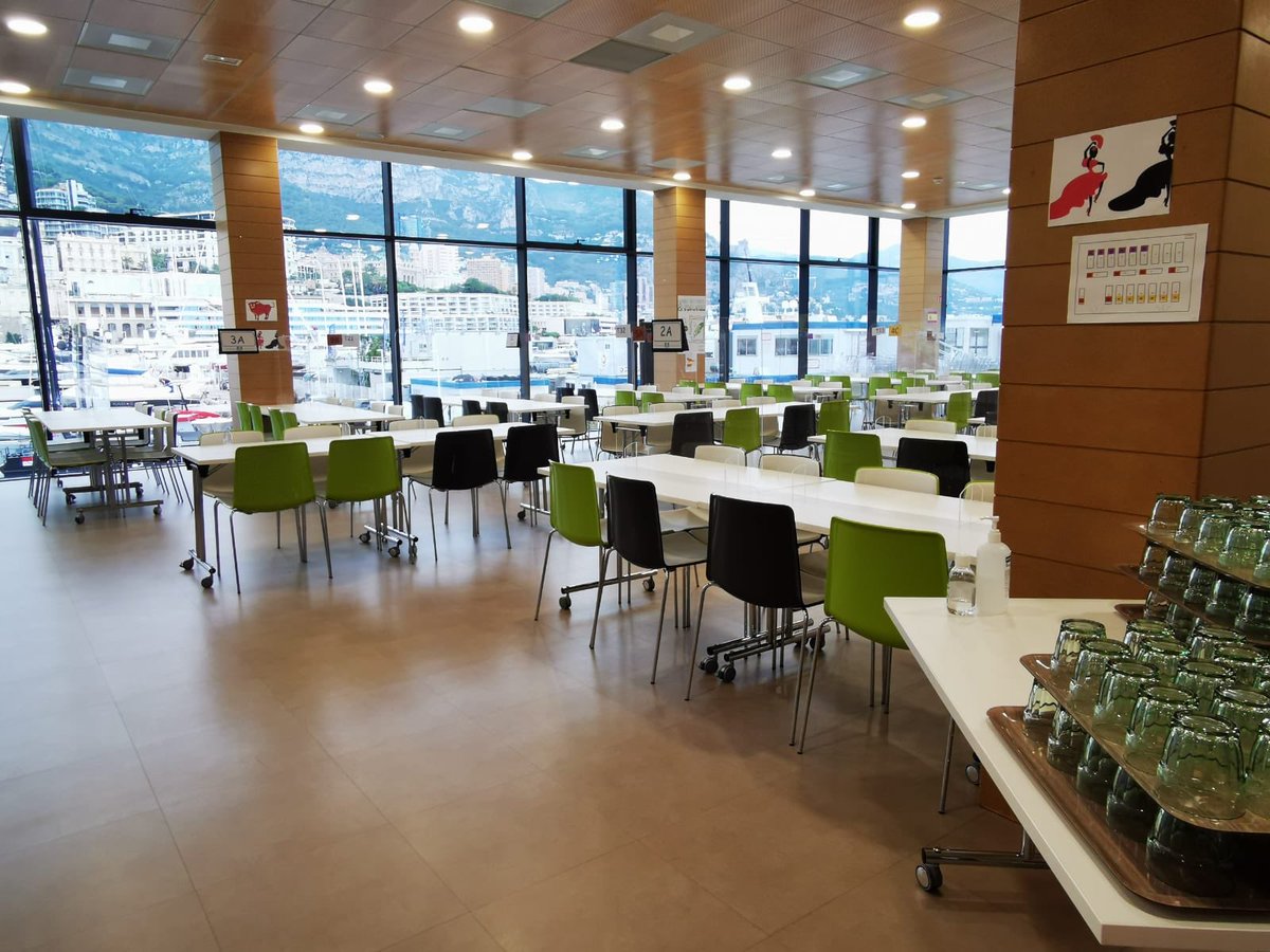 ISMonaco's tweet photo. What’s on your school lunch menu this week? Here’s to our great chefs @scolarest on Spanish cuisine day as we tucked into paella and cuajada. Buen provecho ! Bon profit! Sabrosa!  #scolarest #ismonaco https://t.co/83DfofUeIQ