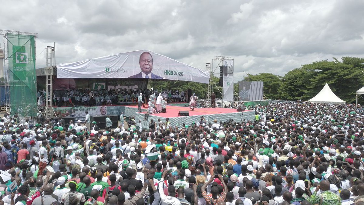 Mobilisation exceptionnelle pour l'investiture du digne Héritier politique du père fondateur Félix Houphouët-Boigny, SEM <a href="/HKBofficiel/">اخصائية / الرياض</a> à Yamoussoukro.

#HKB2020 
#PDCIRDA