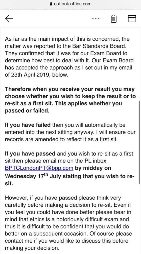 Students Against The BSB Exam Regulations tweet media