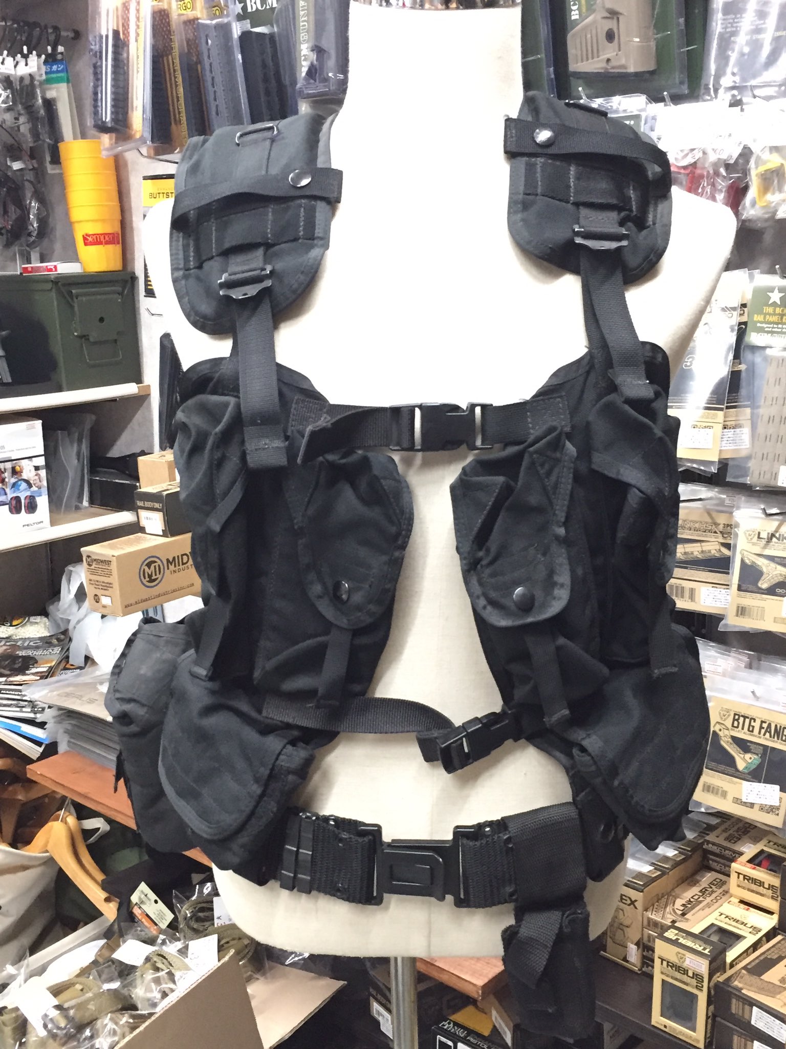 米軍放出品 実物 EAGLE 青タグ 初期型 キャンティーンポーチ