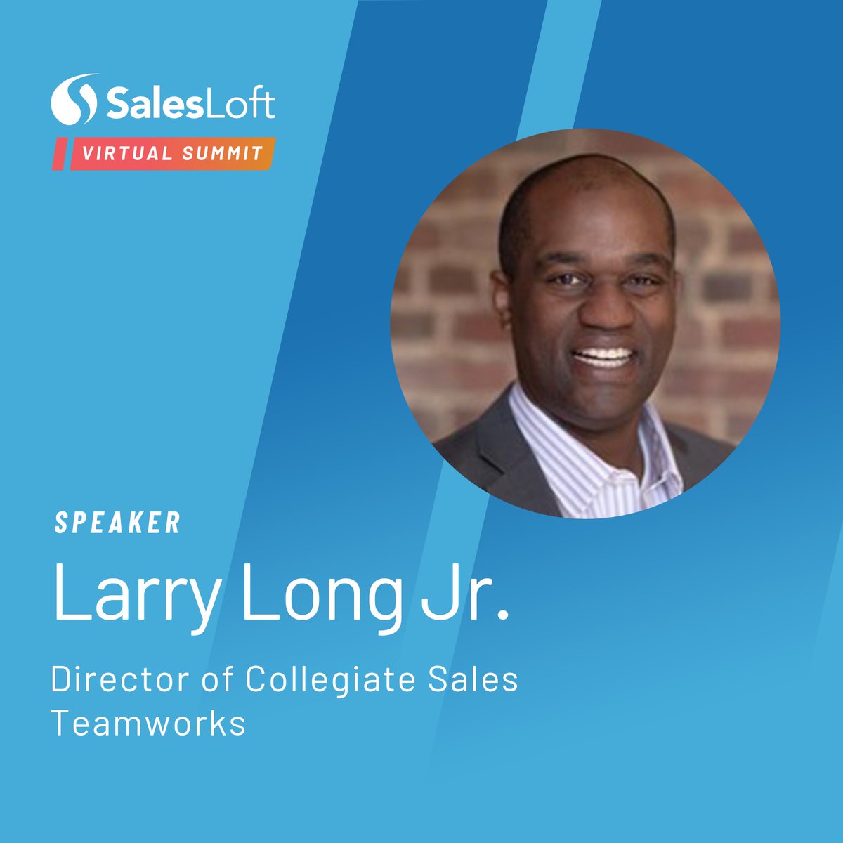I’m teaming up with <a href="/SalesLoft/">Salesloft</a> for their Virtual Summit for Sales Leaders! Join us on Tuesday, October 13th for a half-day of curated content, plus superstar revenue leaders sharing their secrets for success. Learn more: bit.ly/3gXJHz5

#SalesLoftVirtualSummit