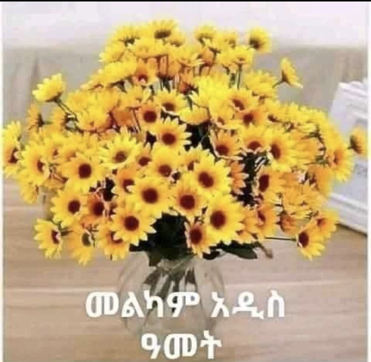 🌻 መልካም አዲሰ አመት!! 🌻 Happy new year!  
 2013 መልካም መልካሙን የምንሰማበት: የምናይበት: የምንሰራበት አመት ይሆን ዘንድ አብዝተን እንመኛለን::
