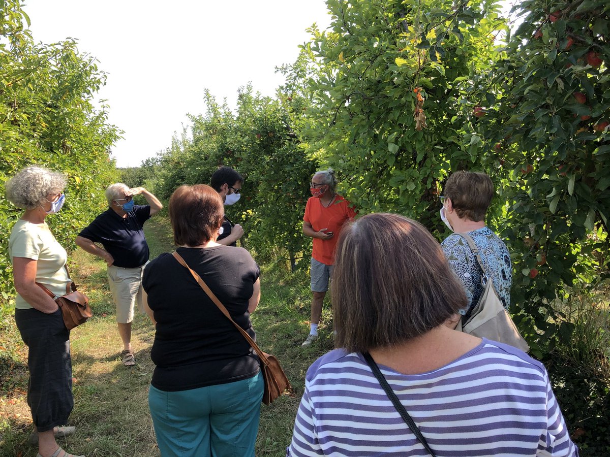 Aujourd’hui c’est Verger ouvert à la ferme des Quantières à Chenu (Sarthe) où Eric Martineau explique les bonnes pratiques qu’il met en oeuvre dans son #Vergerécoresponsable 🍎🍏⁦<a href="/VergersEcoResp/">Vergers écoresponsables</a>⁩ ⁦@lesquantieres⁩ ⁦<a href="/OuestFrance/">Ouest-France</a>⁩