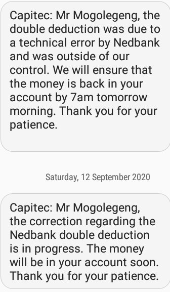 ZainMogolegeng's tweet photo. @CapitecBankSA #CapitecPayBackTheMoney #Capitecbank #Capitec https://t.co/MxKf5uy0si