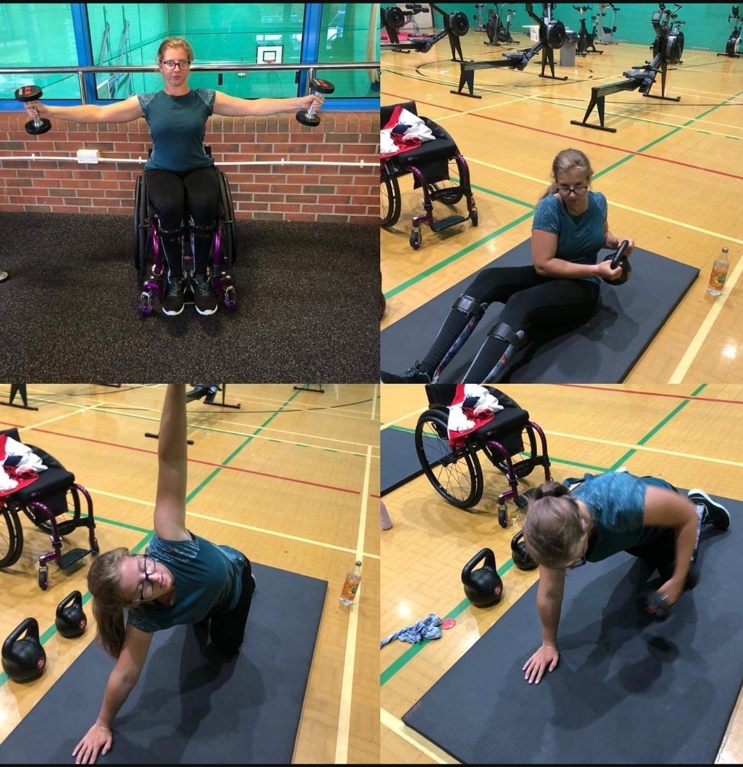 Gym work with PT <a href="/josharp12/">jo sharp -PT</a> #wheelchairtennis #traininghard <a href="/WChairTennisGB/">Wheelchair Tennis (LTA)</a> <a href="/RGFcharity/">RobGeorgeFoundation</a> @PathtoSuccess1 <a href="/loucollsport/">Loughborough College Sport</a> <a href="/GranthamTennis/">Grantham Tennis Club & Gym - LTA Club of the Year</a> <a href="/the_LTA/">LTA</a> <a href="/nottmgirlscan/">This Girl Can Nottm</a> <a href="/head_tennis/">HEAD Tennis</a> <a href="/RGKWheelchairs/">RGK Wheelchairs</a> <a href="/DanMaskellTrust/">Dan Maskell</a> <a href="/Erewash_SSP/">Erewash_SSP</a> <a href="/der/">DavidS</a>