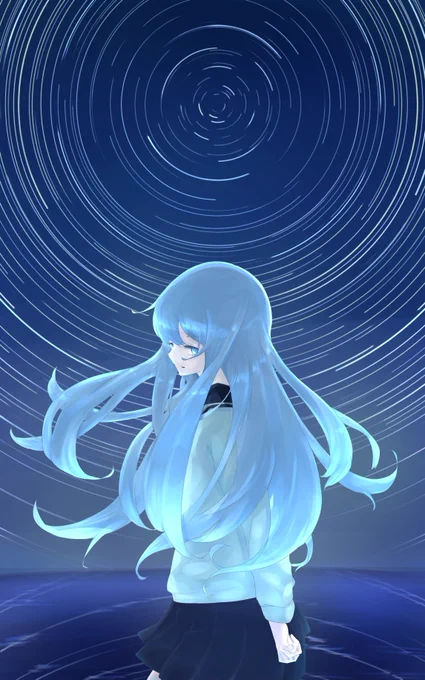 青い絵 