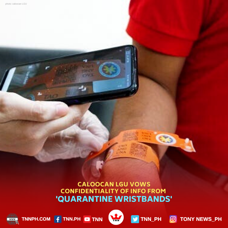 TNN_PH's tweet photo. Residents who will be given a wristband must connect the band to their phones and check-in twice a day. https://t.co/voK3UtszSo