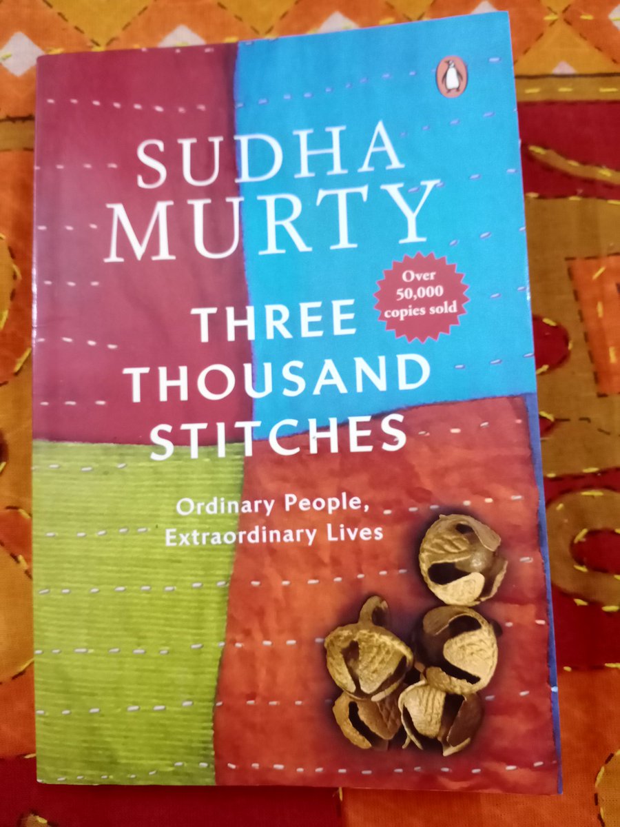 Book 11 of 2020: Three Thousand Stitches by Sudha Murty. My favourites: the title story which talks about devadasis and Three Handfuls of Water which talks about Kashi Samaradhane - a celebration when one returns from Varanasi. Pick it up :)