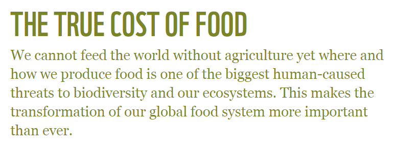 And it also shows why I bother my followers with food so often.I know you are mostly interested in electric vehicles, solar and wind. And less so, in my promotion of eating more vegan. But even apart from animal suffering, the impact of our food on nature is enormous!