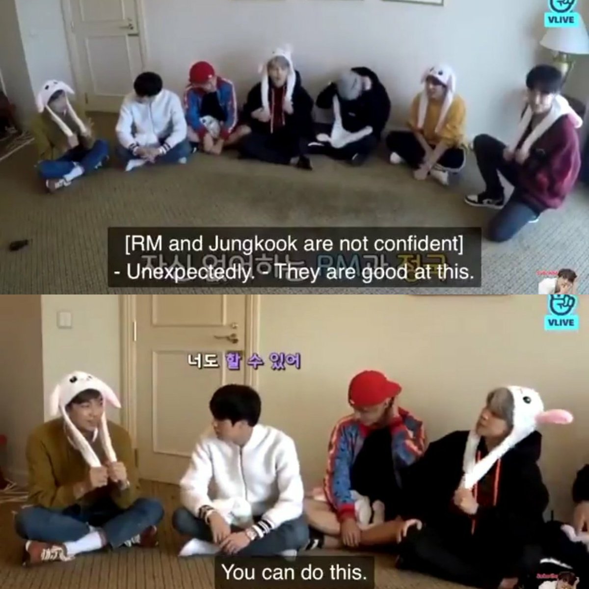 whenever Namjoon doubts himself Jin is there to convince him that he can do it and that there's someone who believes in him 