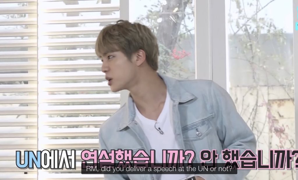 whenever Namjoon doubts himself Jin is there to convince him that he can do it and that there's someone who believes in him 