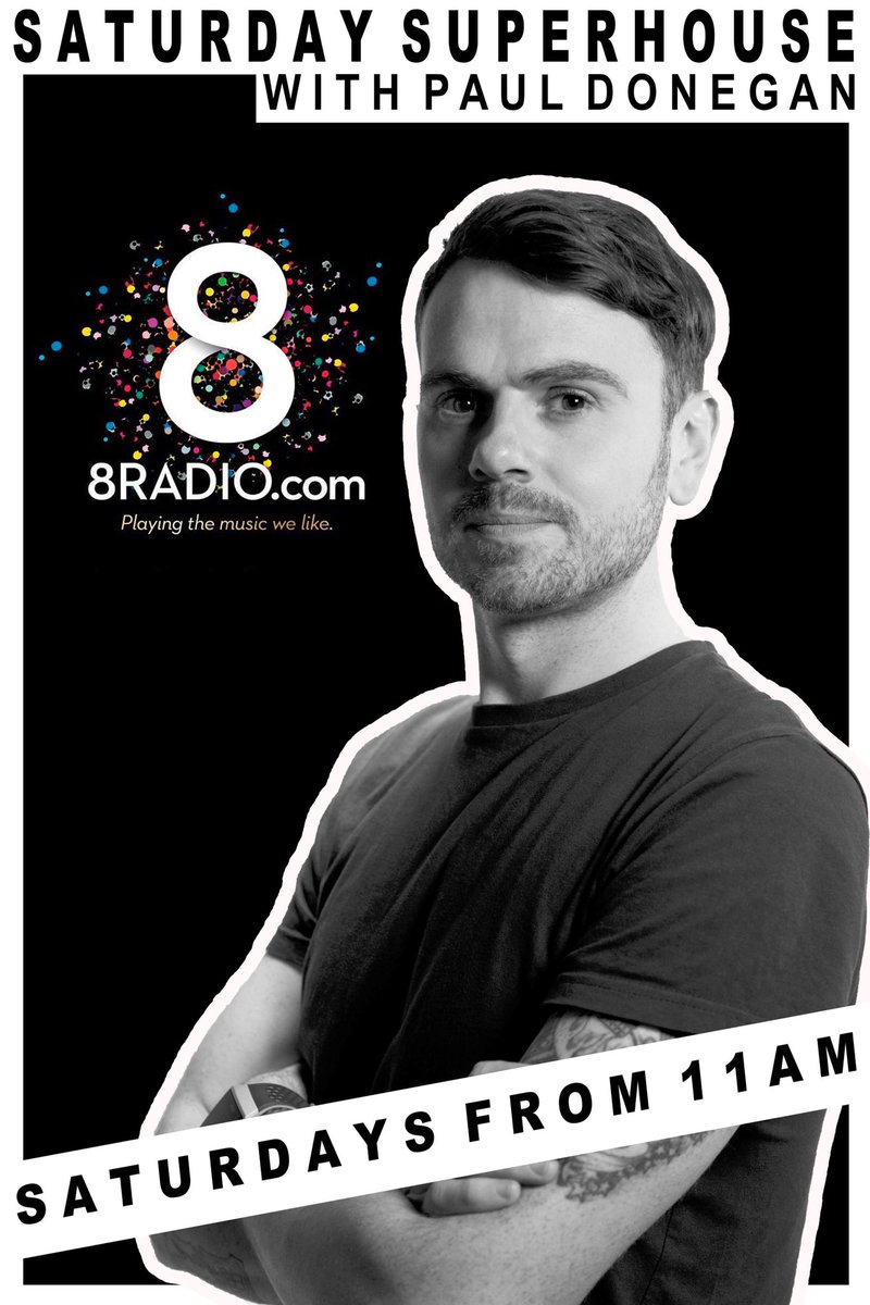 Join me from 11am on @8RadioIreland for music from @idlesband @blurofficial @marthahillmusic @neworder @StateLights @ThinLizzy_ & plenty more! #SaturdaySuperhouse 📻