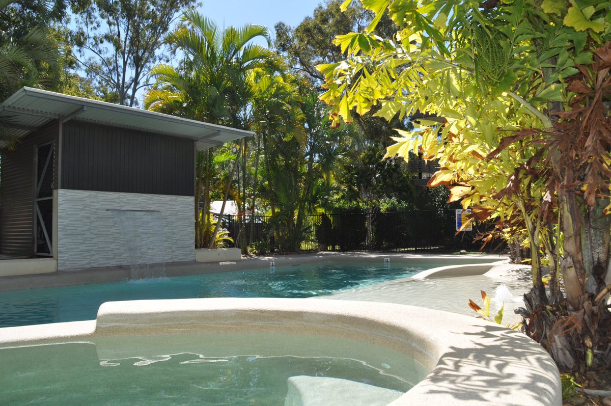 Kick back and relax by our resort pool 😃