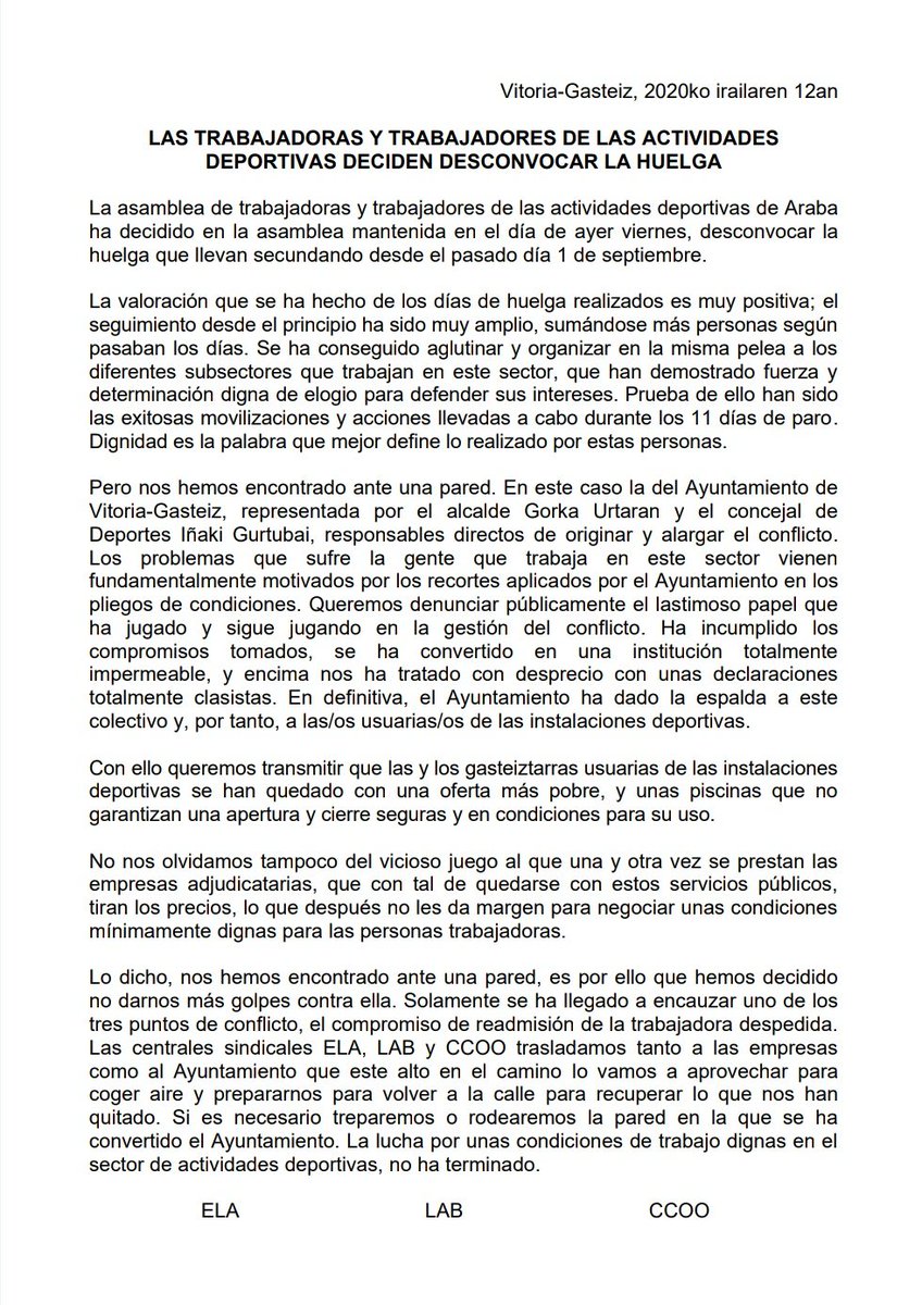 act_sos's tweet photo. Si no podemos correr, trotaremos.
Si no podemos trotar, caminaremos.
Si no podemos caminar, gatearemos.
Pero siempre, SIEMPRE, seguiremos avanzando.

✊ ¡LA LUCHA SIGUE! ✊

#KirolJarduerakBorrokan

🆘        🏋️‍♀️        🧗‍♂️          🏟️ https://t.co/CPlwYPgXGs