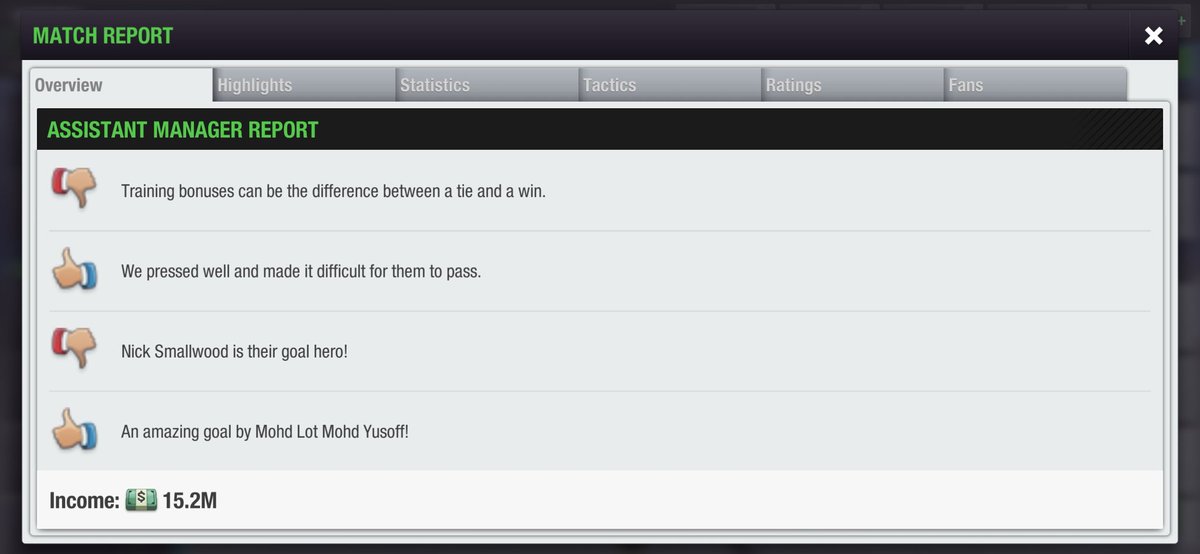fc_kaki's tweet photo. Season 64
League Match 13
FT: home draw 1-1

#FCKaki #Top11League
#FCKakiSeason64 @topeleven https://t.co/KE4ZhwsPiK