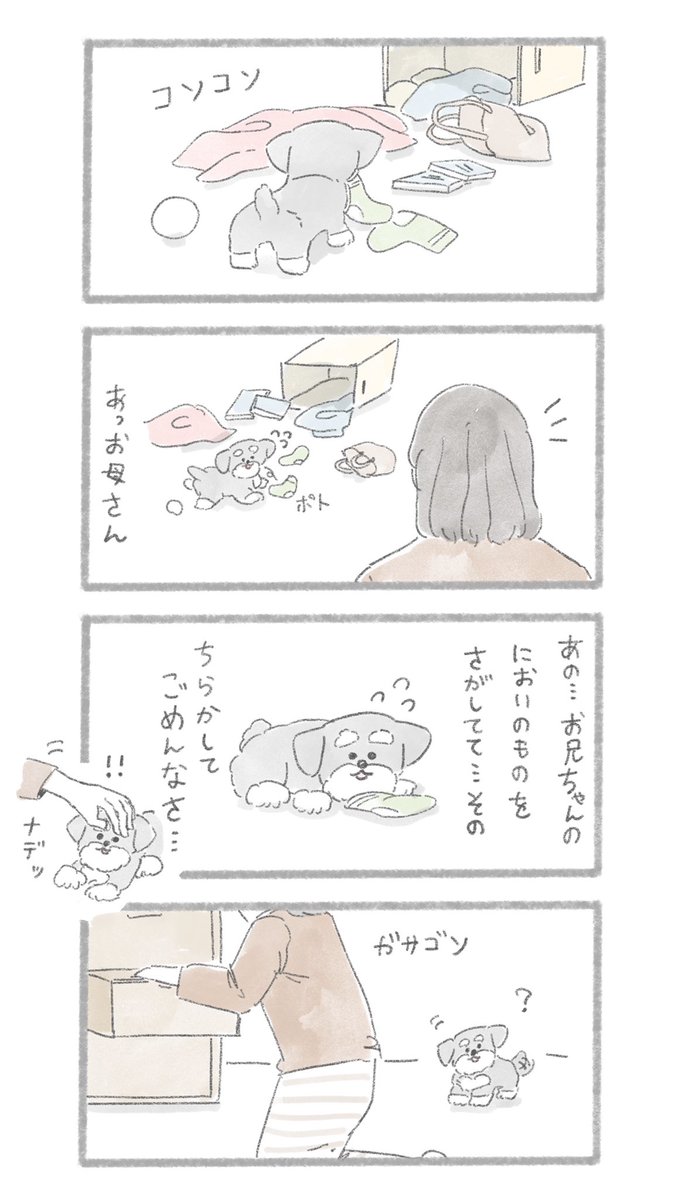 お兄ちゃんのにおい
#こんにちはいぬ 