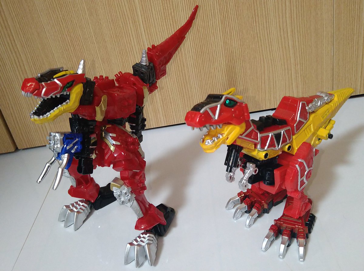 ホットリオン ガブティラと去年ティラミーゴの頭を俺塗装した騎士竜 ガブリーゴ を一緒に並べて遊びました キシリュウオーで ガブティラやキョウリュウジンぽく俺合体させましたがどっちも本家よりデカい ミニプラ キシリュウオー アバレンオーも ホットリオン ガブティラと去年ティラミーゴの頭を俺塗装した騎士竜 ガブリーゴ を一緒に並べて遊びました キシリュウオーで ガブティラやキョウリュウジンぽく俺合体させましたがどっちも本家よりデカい ミニプラ キシリュウオー アバレンオーも